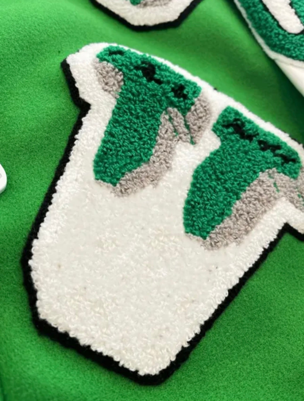 Forest Sinner Varsity – Emerald Green