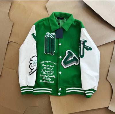 Forest Sinner Varsity – Emerald Green