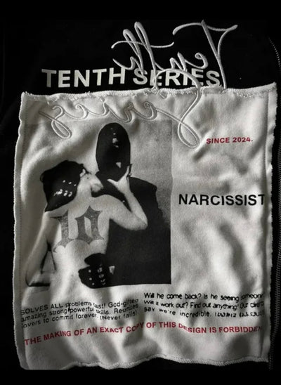 Broken Star “Narcissist” Cropped Hoodie