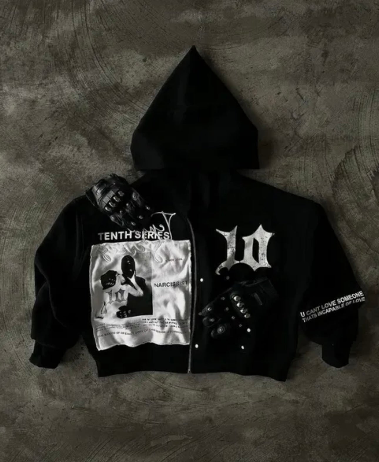 Broken Star “Narcissist” Cropped Hoodie