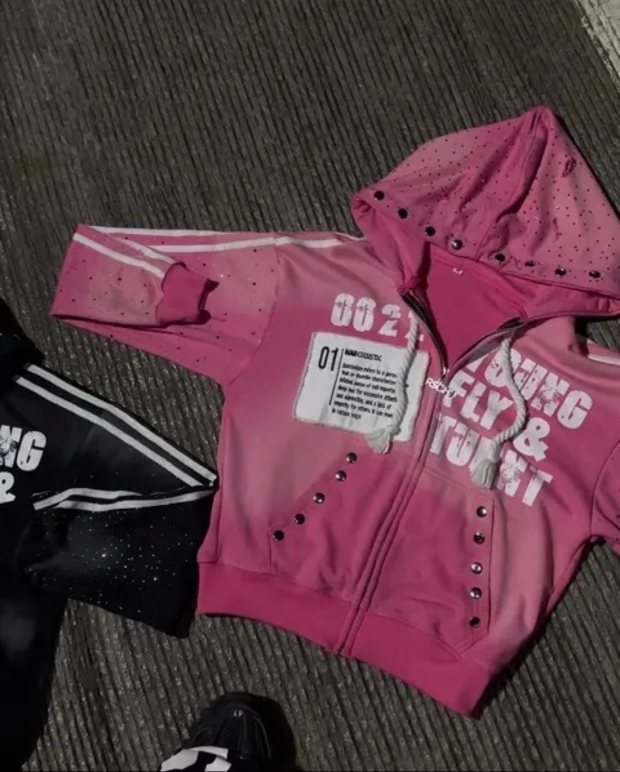 Broken Star “Young & Turnt” Hoodie – Coral Pink